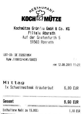 nzsa Hffner Kochmtze Restaurant